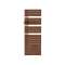 Sèche-serviettes Allure 3 mat à gauche 0750W brun terracotta