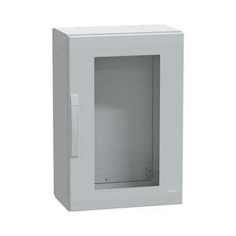 Thalassa PLA - Armoire polyester 750x500x320 - IP65 - vitrée Ral 7035|Schneider Electric-SCHNSYPLA753TG