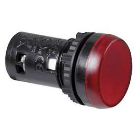 Voyant monobloc avec LED intégrée IP69 Osmoz complet - rouge - 24V~ ou 24V|Legrand-LEG024601