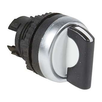 Bouton non lum à manette noire IP69 Osmoz composable - 3 positions fixes 45DEG|Legrand-LEG023923