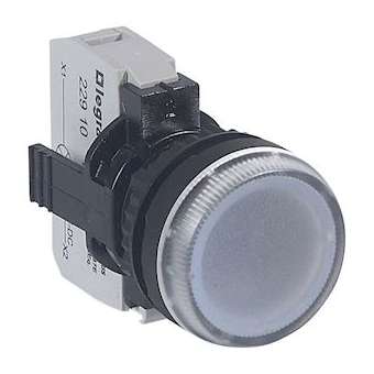 Voyant lumineux Osmoz complet IP69 blanc - 12V à 24V alternatif ou continu|Legrand-LEG023770