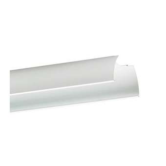 Réflecteur en tôle d'acier pour 1/2x28,54W, laquage blanc, L1185mm|Ridi-RII0207710