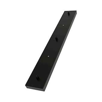Metal Suspension 70X10Cm 3 Holes Satin Black|Bailey-BIY142097
