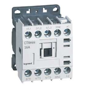 Mini-contacteur de puissance CTX³ 3P 16A+contact auxiliaire-1NF - 24V~|Legrand-LEG417070