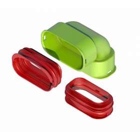 Kit coude 90DEG vertical AE35SC Air Excellent|Ubbink-UBB188573