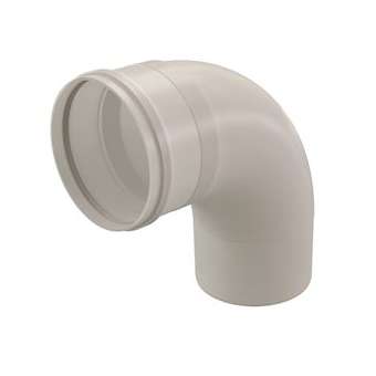 Coude 87DEG Chemilux Condensation D250mm PPtl|Ubbink-UBB330165