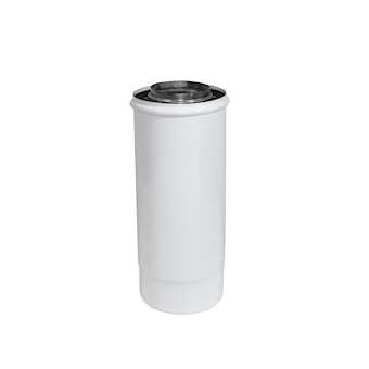 Conduit Rolux Fioul D80/125mm inox/galva long.1000mm|Ubbink-UBB114557