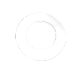 Rosace de finition D100mm blanche EPDM|Ubbink-UBB710265