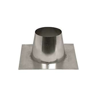 Solin toit plat 0 à 10DEG inox D125/200mm|Ubbink-UBB191231