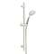 Ensemble Slate douchette chromée 3 jets, barre D18x600mm,flexible PVC 1,75m NF