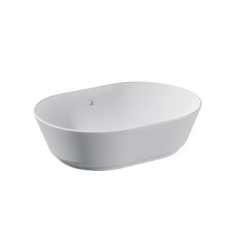Geo vasque 55 cm, avec trop-plein, blanc, VitrA Clean|Vitra France-GIR7427B4030012