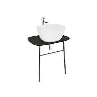 Plural console murale basse pour vasque, noir mat, 68,5 cm|Vitra France-GIR62562