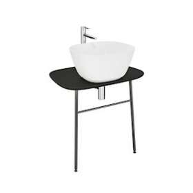Plural console murale basse pour vasque, noir mat, 68,5 cm|Vitra France-GIR62562