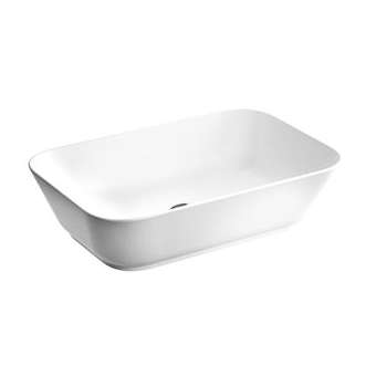 Geo vasque 60 cm, sans trou pour robinet, sans trop-plein, blanc, VitrA Clean|Vitra France-GIR7425B4030016