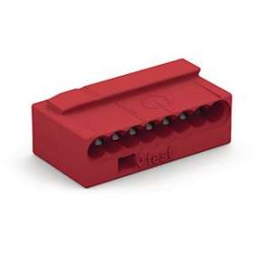 Borne micro pour boîte de dérivation 8C / Rouge|Wago contact-WAG243-808