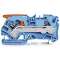 Borne de passage pour 2 conducteurs avec levier et Push-in CAGE CLAMP 6mm², ble|Wago contact-WAG2106-1204