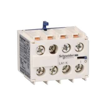 TeSys CA - bloc de contacts auxiliaires - 4F+0O - bornes à vis-étriers|Schneider Electric-SCHLA1KN40