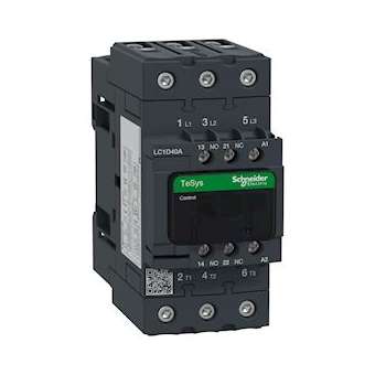 TeSys LC1D - contacteur - 3P - AC-3 440V - 40A - bobine 24Vca|Schneider Electric-SCHLC1D40AB7