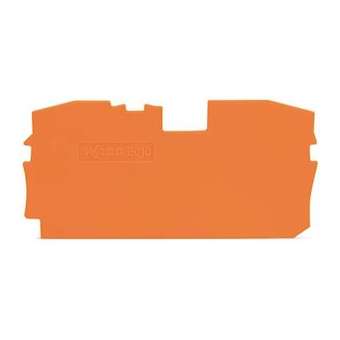 TOPJOB'S Plaque d'extrémité et intermédiaire 2C / Orange|Wago contact-WAG2010-1292