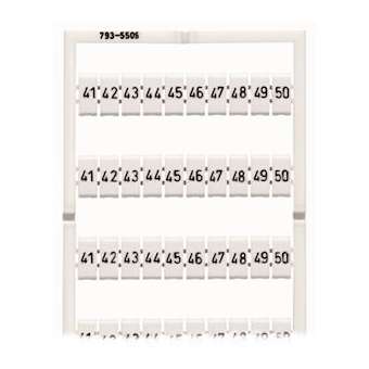 Marquage WMB horizontal extensible 41...50 (10x)|Wago contact-WAG793-5506