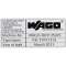 Etiquettes PET argent 33x70mm 500/Rl|Wago contact-WAG210-802