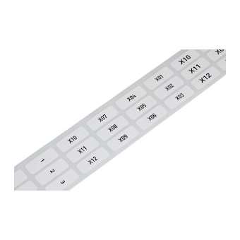 Etiquettes PET blanches 9.25x25mm 3000/Rl|Wago contact-WAG210-808