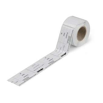 Etiquettes PET blanches 33x70mm 500/Rl|Wago contact-WAG210-801