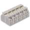 Borne de raccordement 5 pôles Blanc (Marquage PE-N-L1-L2-L3, fixation par vis de|Wago contact-WAG862-1605