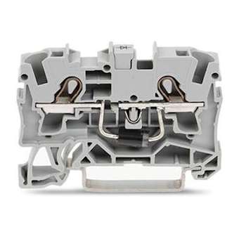 Borne à diode pour 2 conducteurs avec diode 1 N 5408, gris|Wago contact-WAG2004-1211-1000-400