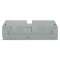 Plaque de recouvrement réductrice / Epaisseur 1 mm / P câblage frontal / Gris|Wago contact-WAG282-358