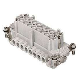 Insert femelle à visser 16A 500V 16P+T sans plaquette gabarit 77.27|Ilme-IL1CNEF16TX