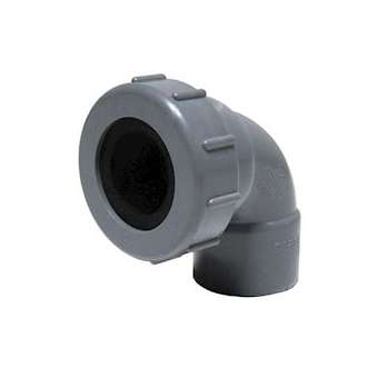 PVC Coude JT Plat FF 87DEG30 40 GN|Wavin-WAV3025929