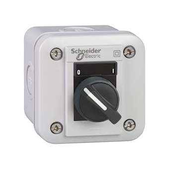Harmony - boite à boutons XALE - XB7 D22mm - sélecteur 2 positions - blanc|Schneider Electric-SCHXALE1341