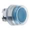 Harmony tête de bouton poussoir + capuchon IP69K - D22 - bleu|Schneider Electric-SCHZB4BP6