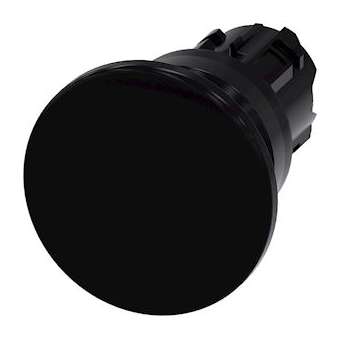 BOUTON-POUS. CP. DE POING, 40MM, NOIR|Siemens Industries et Infrastructures-SIE3SU1000-1BD10-0AA0