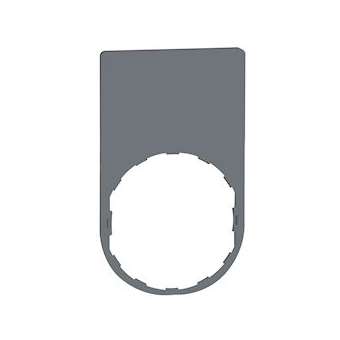 LGNDPLATE 30x50 2ROW-BLNK LABEL(BLK/RED)|Schneider Electric-SCHZBYP6101C0