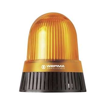 Combiné Feu fixe & Sirène 108dB - Série 430 - 115-230VAC - Orange Montage à plat|-WRM43030060