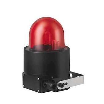 ATEX - Feu flash - Série 728 - 24VDC - Rouge - Montage à plat/mural|-WRM72810055