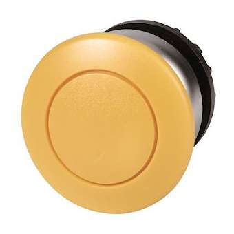 Bouton-poussoir coup de poing, jaune, à accrochage|Eaton industries-EONM22-DRP-Y