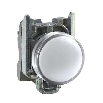 Harmony XB4 - voyant lumineux DEL - D22 - blanc - 230V - vis étrier|Schneider Electric-SCHXB4BVM1