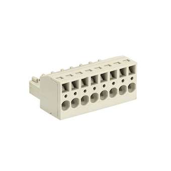 connecteur PCB femelle 5 pôles séries 8513 bfk pas de 3,50mm à ressort avec marq|Wieland-WIE25.630.0553.0