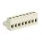 connecteur PCB femelle 20 pôles séries 8213 b sortie horizontale pas de 5,00mm|Wieland-WIE25.340.2053.0