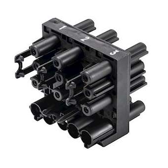 répartiteur 1E/1S GST18i5 + 6S GST18i3 Noir|Wieland-WIE92.050.0153.1