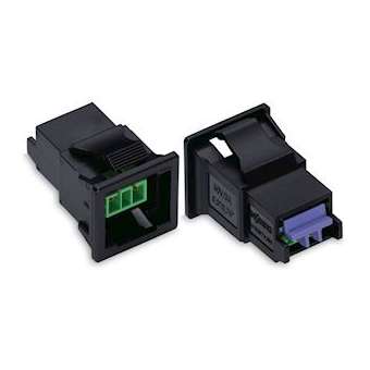 Connecteur femelle 2 pôles encastrable KNX Vert|Wago contact-WAG893-2002
