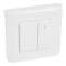 Interrupteur variateur toutes lampes 2 fils Mosaic 2 modules - complet blanc|Legrand-LEG048870L