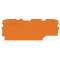 Plaque d'extr.interm 1mm orange|Wago contact-WAG2002-1992