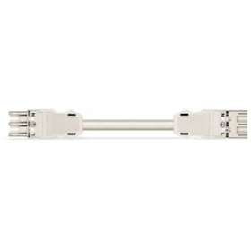 Cordon Mâle/Femelle 3G 2,5 HO5VVF Blanc 8 m|Wago contact-WAG771-9993-007-802