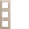 Essensya Plaque 3 postes réversible entraxe 71mm Sisal|Hager-HAGWE433