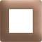 essensya Plaque 1 poste Bronze|Hager-HAGWE461