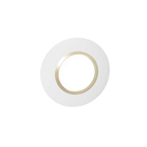 Cache Interrupteur Legrand Plaque Carrée Dooxie 1 Poste Finition Noir Velours Avec Bague Effet Cuivre - Particulier Plaque Dooxie